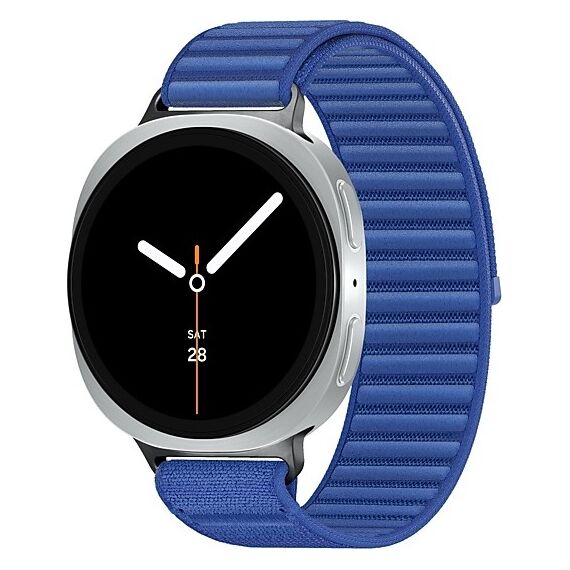 Galaxy Watch8 | 44 мм | 4G LTE | Silver | Fabric/Blue | S/M, Размер ремешка : S/M, Тип ремешка : Fabric, Размер корпуса : 44 мм, Подключение часов : Bluetooth / Wi-Fi + 4G LTE, Цвет ремешка: Blue, Цвет: Silver